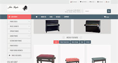 Desktop Screenshot of johnbaylespianos.com